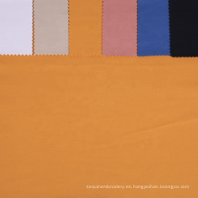 Pantalones textiles de buena calidad tela estiramiento nr poli liso tejido 68%rayón 27%nylon 5%spandex, 100%poliéster 24 h en línea
